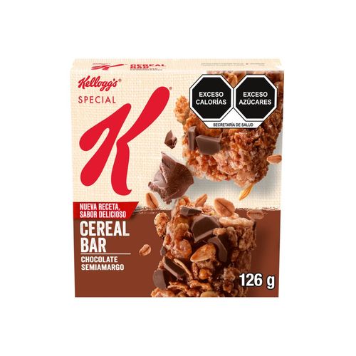 Barras Kellogg's Special K Chocolate Semiamargo 126g