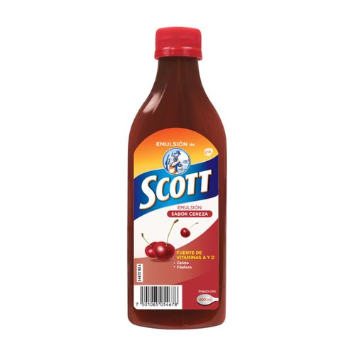 Emulsión de Scott Multivitamínico Cereza 400ml