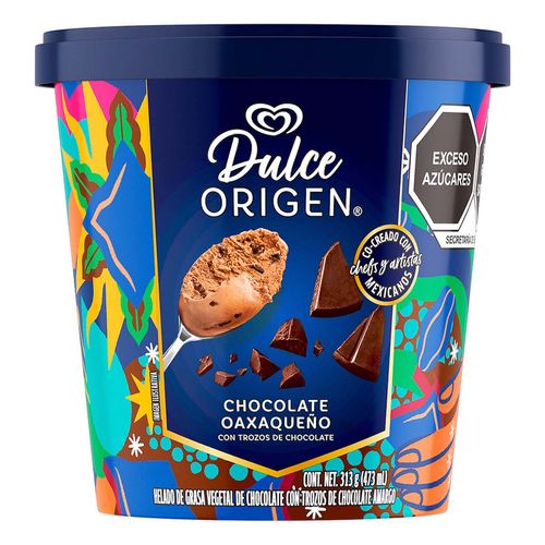 Helado Holanda Dulce Origen Chocolate Oaxaqueño 473ml