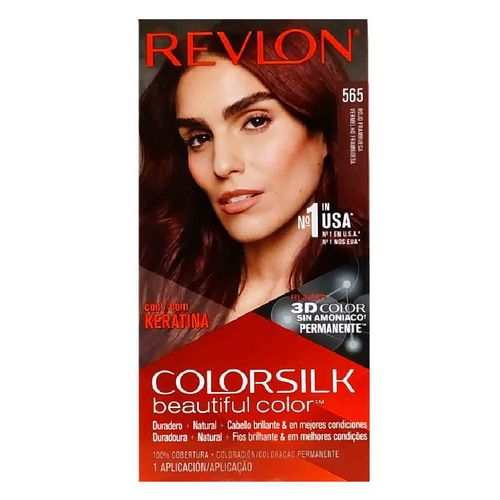 Tinte para cabello Colorsilk con Queratina tono 565 Rojo Frambuesa 59.1 ml