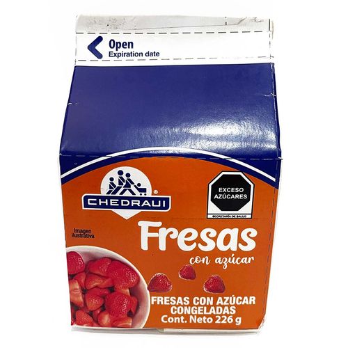 Fresas Con Azúcar Chedraui 226g