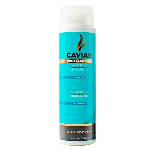 Shampoo Barcelona Pharma Hidratante con Extracto de Caviar 500ml