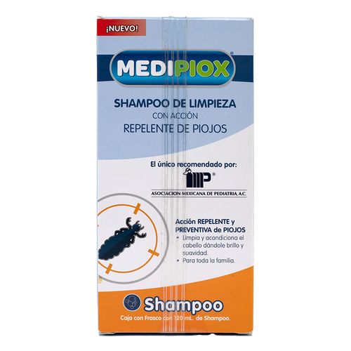 Shampoo Repelente Piojos Medipiox 120ml