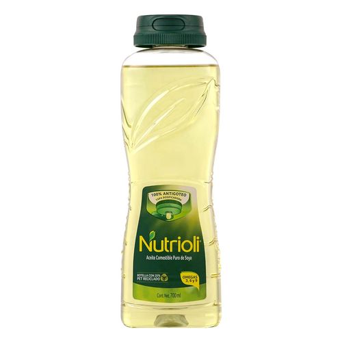 Aceite Vegetal Nutrioli Antigoteo Puro de Soya 700ml