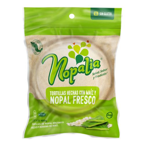 Tortillas Nopalia Nopal 450g