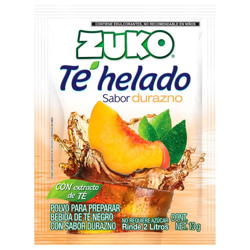 Concentrado En Pol Zuko Té Durazno 13g