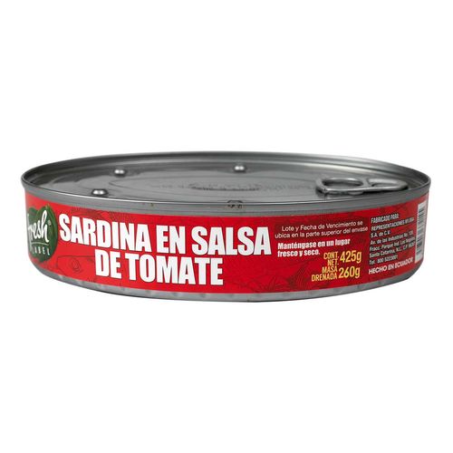 Sardina Cal Fresh Label Salsa Tom 425g