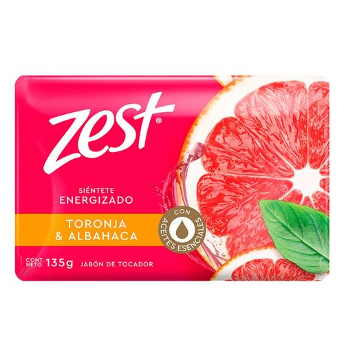 Jabón en Barra Zest Toronja y Albahaca 135g