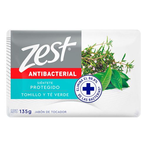 Jabón en Barra Zest Tomillo y Te Verde 135g