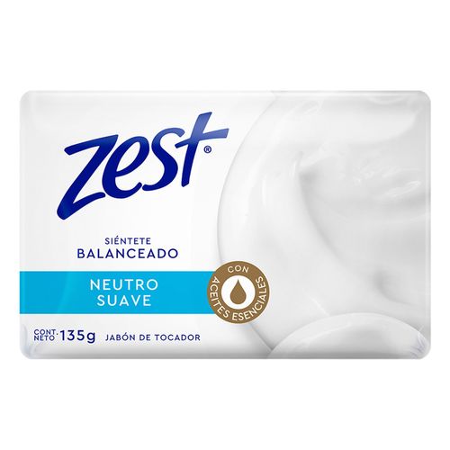 Jabón en Barra Zest Neutro 135g