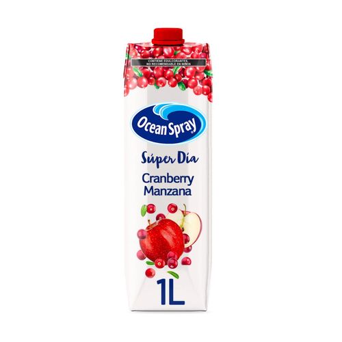 Ocean Spray Súper Día Arándano y Manzana 1L