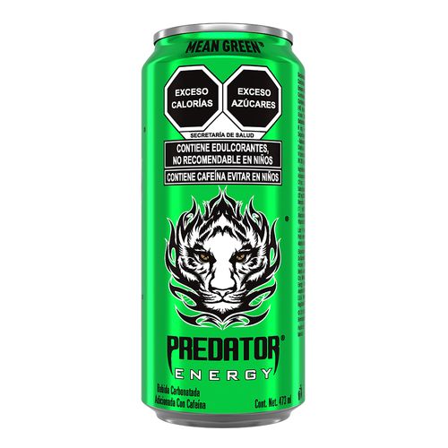 Bebida Energizante Predator Mean Grean 473ml