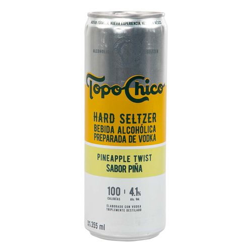 Hard Seltzer Topochico Piña Twist 355ml
