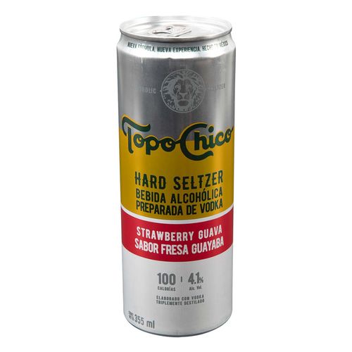 Hard Seltzer Topochico Fresa-Guayaba 355ml