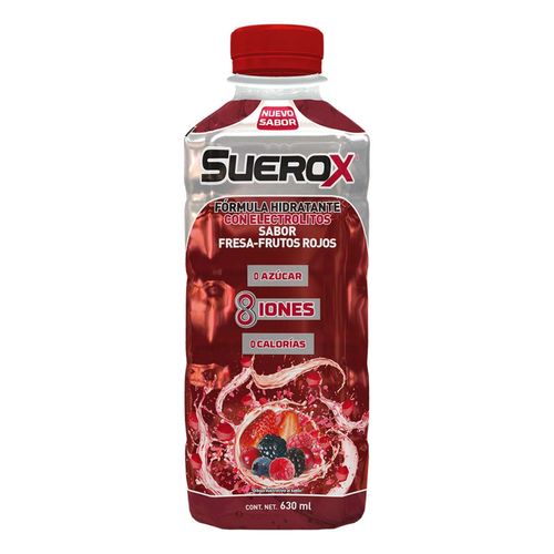 Bebida con Electrolitos Suerox Adulto Fresa-Frutos Rojos 630ml