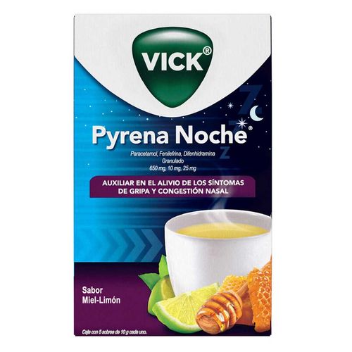 Té Vick Pyrena Noche 5 Sobres 10