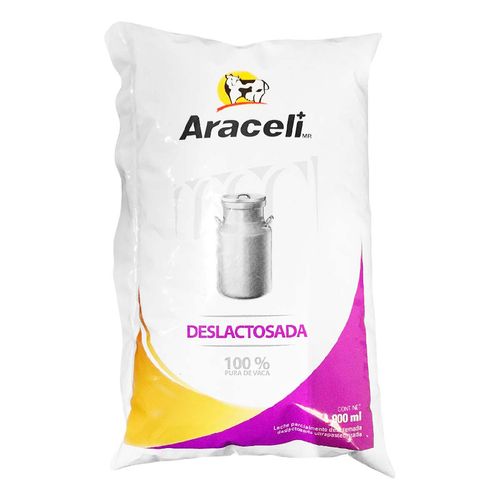 Leche Araceli Deslactosada Bolsa 900ml