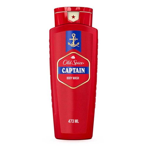 Jabón líquido Corporal Old Spice Captain para hombre 473ml
