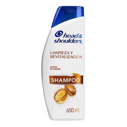 Shampoo Head & Shoulders Limpieza y Revitalización Aceite de Argán 650ml
