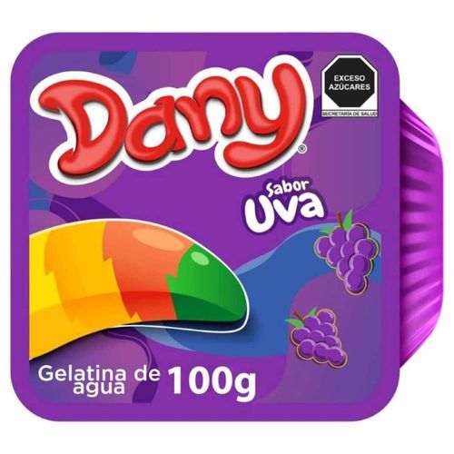 Gelatina Dany Uva de Agua 100g