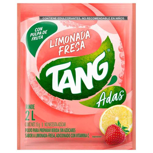 Bebida en Polvo Tang Sabor Limón Fresa de 13g