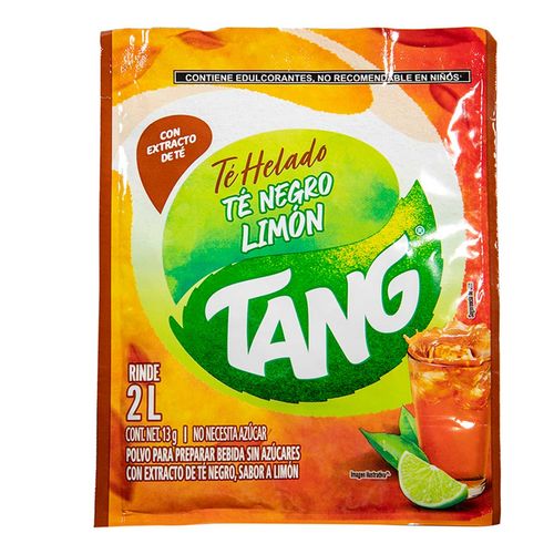 Bebida en Polvo Tang Sabor Té Negro Limón Sobre 13 gr