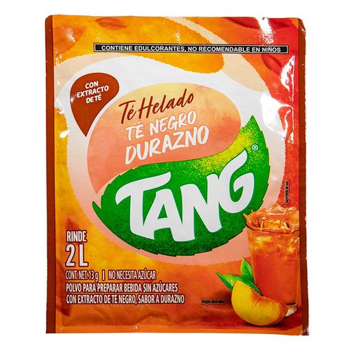Bebida en Polvo Tang Sabor Té Negro Durazno Sobre 13g