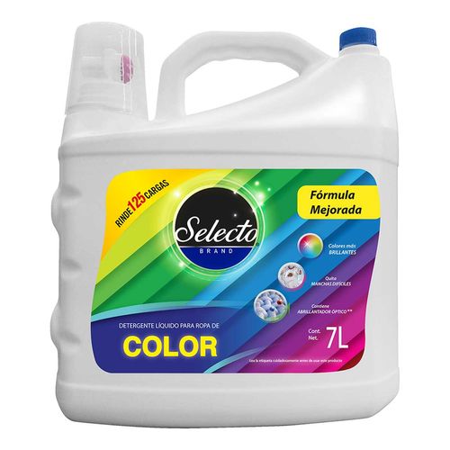 Detergente Liquido Selecto Color 7L