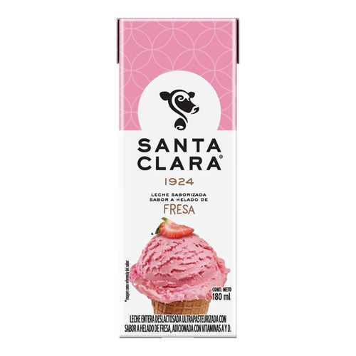 Leche Sta Clara Fresa Ultra 180ml