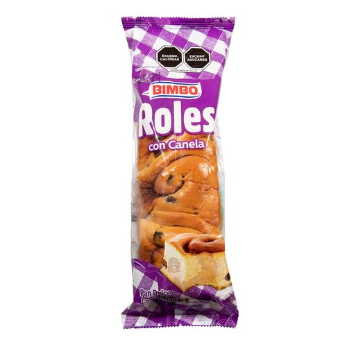 Pan Bimbo Roles Canela 180g