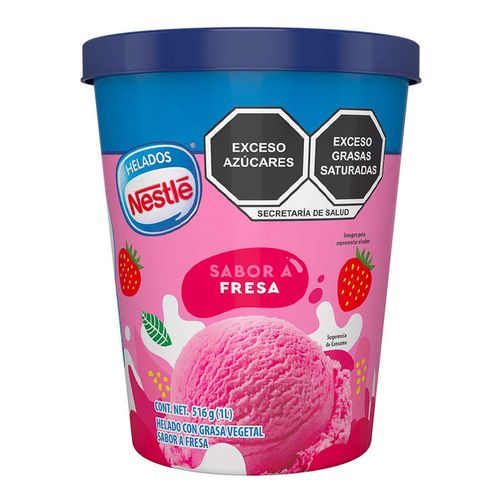 Helado Nestlé Fresa 1L