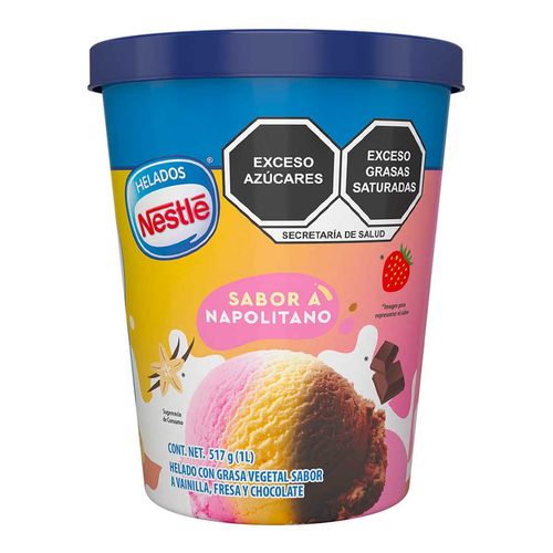 Helado Nestlé Napolitano 1L
