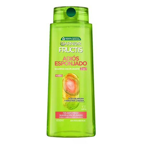 Shampoo 2 En 1 Fructis Adiós Esponjado 650ml