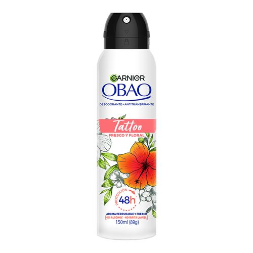 Desodorante Obao Tattoo Co-creación wom spray 150 ml