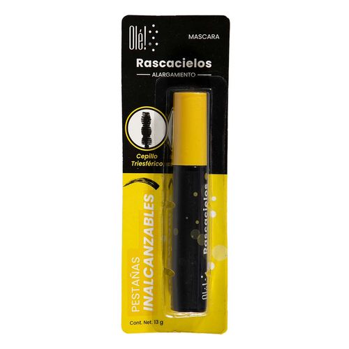 Máscara Olé Rascac Negro 1 Pieza