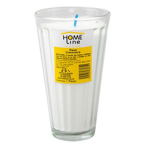 Veladora Home Line Vaso Limonero