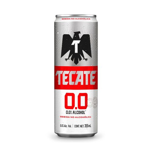 Cerveza Tecate Sin Alcohol 355ml