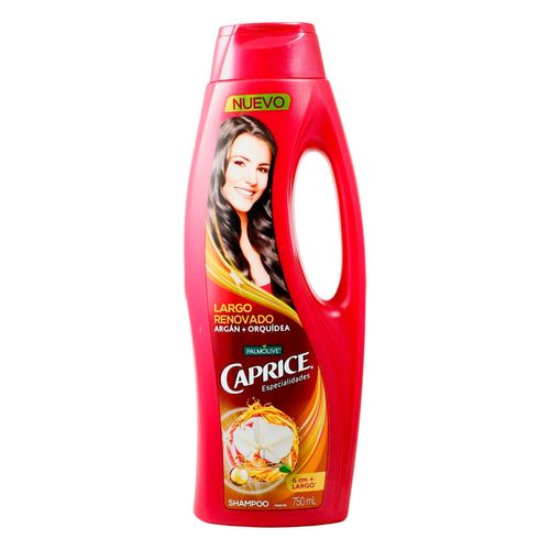 Shampoo Caprice Especialidades Largo Renovado Argán más Orquídea 750ml