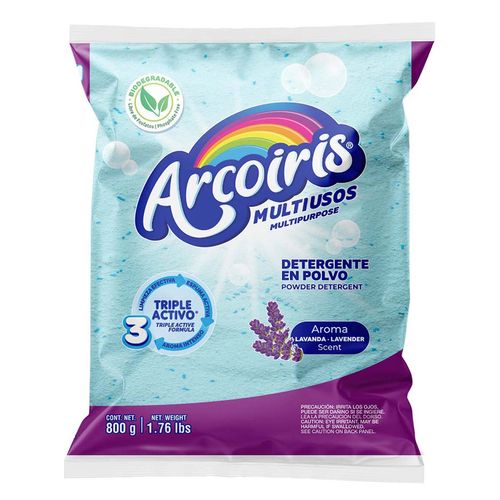 Detergente Arcoíris Lavanda Multiusos 800g