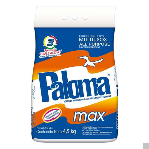 Detergente Paloma Multiusos Bolsa 4.5 Kg