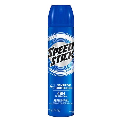 Antitranspirante en Aerosol Speed Stick Sensitive Protection 91g