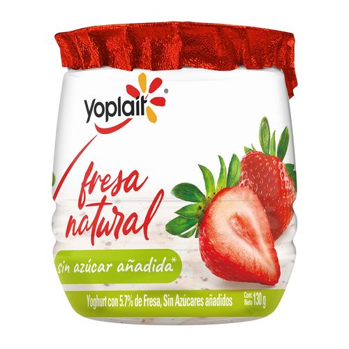 Yoghurt Yoplait Batido Fresa sin Azúcar 130g