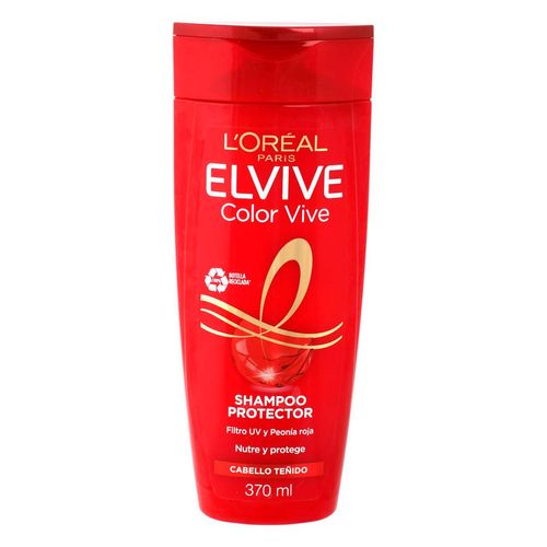 Shampoo Elvive Protector Color Vive Cabello Teñido 370ml