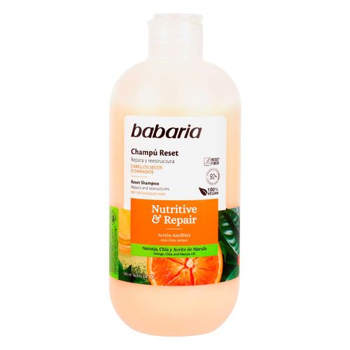 Shampoo Barbaria Hidrata Naranja Chía y Aceite de Merula 500ml