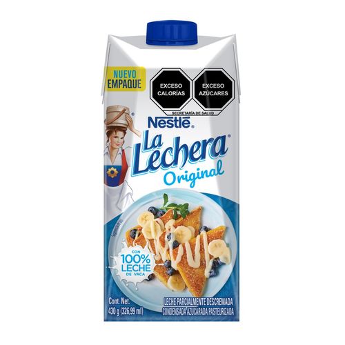 Leche Condensada Nestlé La Lechera Cartón 430g