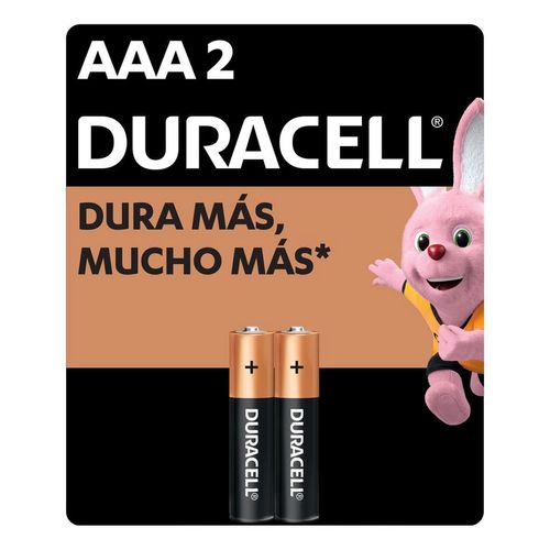 Pila D/ AAA Duracell 2pzas