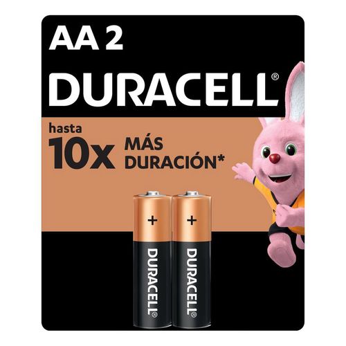 Pila D/ AA Duracell 2pzas
