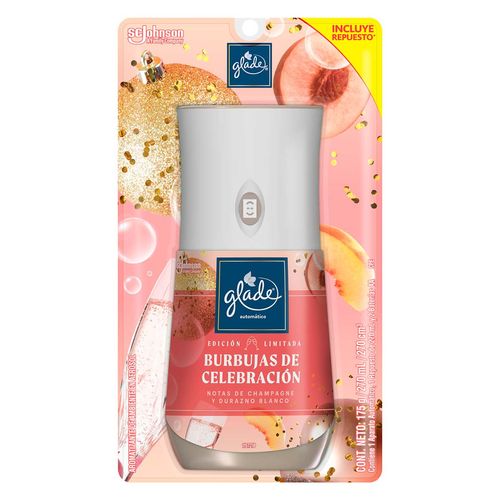 Arom Apto/Repuesto Glade Burbujas de Celebración 270 ml
