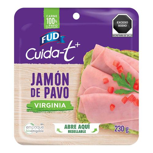 Jamón Pavo Fud Cuidat+ Virginia 230g