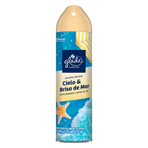 Aromatizante Glade Aerosol Cielo y Brisa de Mar 275ml